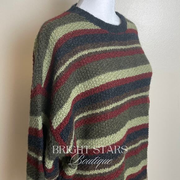 Extremely Rare Stripe Sweater ASO Joey Tribbiani Friends 90s Striped Crew Neck - Picture 8 of 12